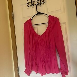 Elegant Pink Women's Top